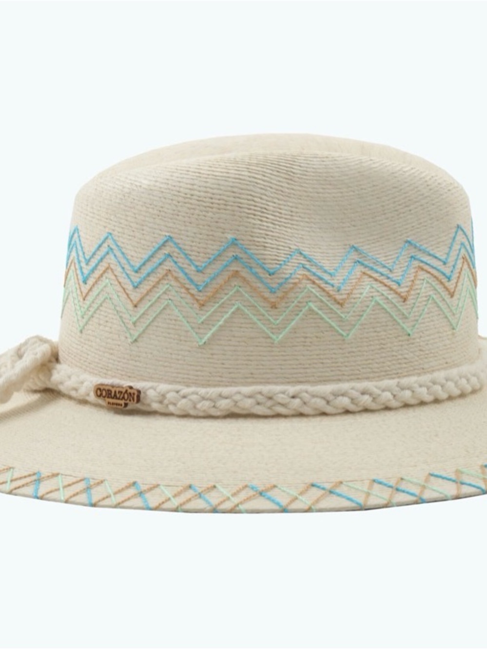 ****NEW*** Corazon Playero Happy Waves Hat w/ Corazon bag